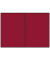 Blanko-Grußkarten Faltkarten planliegend 16407272 DIN B6  Hoch doppelt 240mm x 169mm (BxH) 240g planliegend rosso