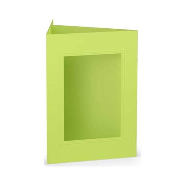 25 Stück Rössler 16403322 Eckig 120x170mm Passepartoutkarte B6 maigrün 4014969306437 Rössler