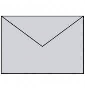 Designbriefumschlag Paperado 164011170, C5, nassklebend, 100g, eisgrau gerippt