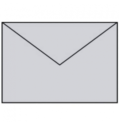Designbriefumschlag Paperado 164011170, C5, nassklebend, 100g, eisgrau gerippt