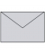Designbriefumschlag Paperado 164011170, C5, nassklebend, 100g, eisgrau gerippt
