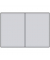 Blanko-Grußkarten Faltkarten planliegend 164072170 DIN B6  Hoch doppelt 240mm x 169mm (BxH) 240g planliegend eisgrau