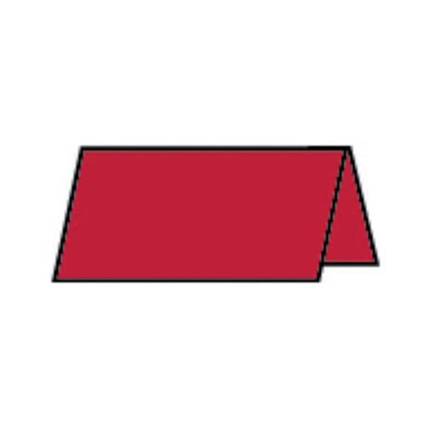 100 Stück Rössler 16403036    220g Tischkarte 100x100mm rot matt 4014969352274 PAPERADO