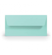 Designbriefumschlag Paperado 164002174, Din Lang, nassklebend, 100g, karibik gerippt