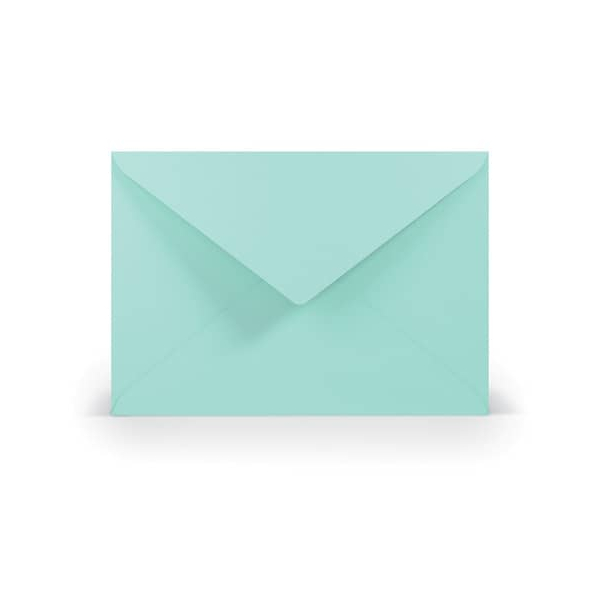 50 Stück Rössler Designbriefumschlag Paperado 164011174, C5, nassklebend, 100g, karibik gerippt 4014969488973 Rössler