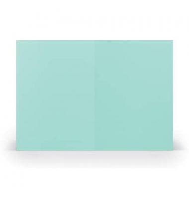 Blanko-Grußkarten Faltkarte planliegend 164070174 A5 105mm x 148mm (BxH) 220g karibik gerippt