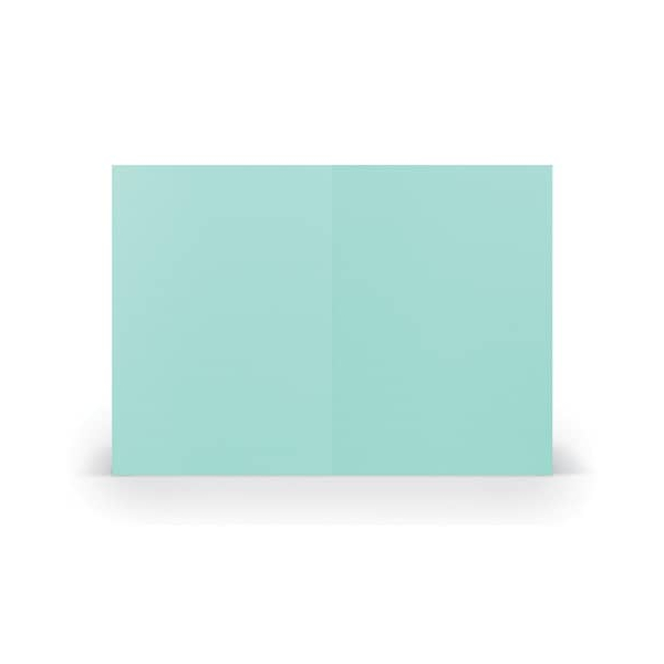 100 Stück Rössler Blanko-Grußkarten Faltkarte planliegend 164070174 A5 105mm x 148mm (BxH) 220g karibik gerippt 4014969489239 Rössler