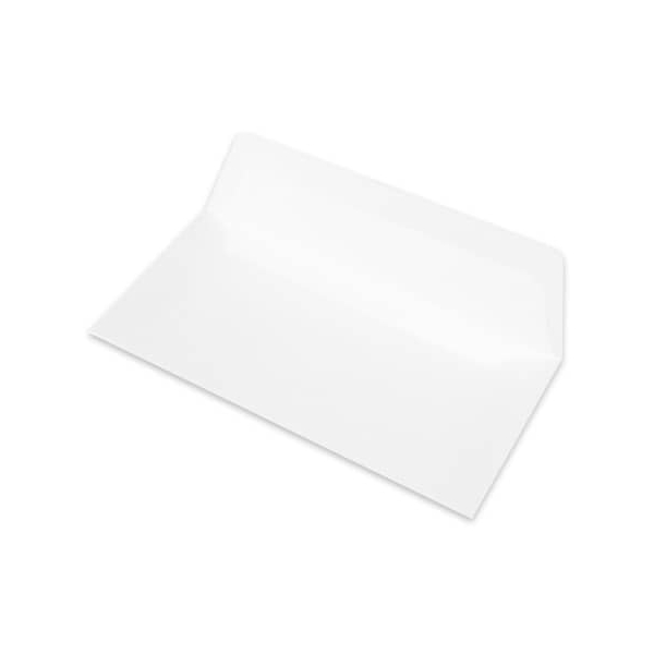 50 Stück Rössler Designbriefumschlag Paperado 164002302, Din Lang, nassklebend, 120g, marble white 4014969557037 Rössler
