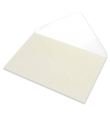 Briefumschlag 164011303 C5 ohne Fenster nassklebend 100g candle light