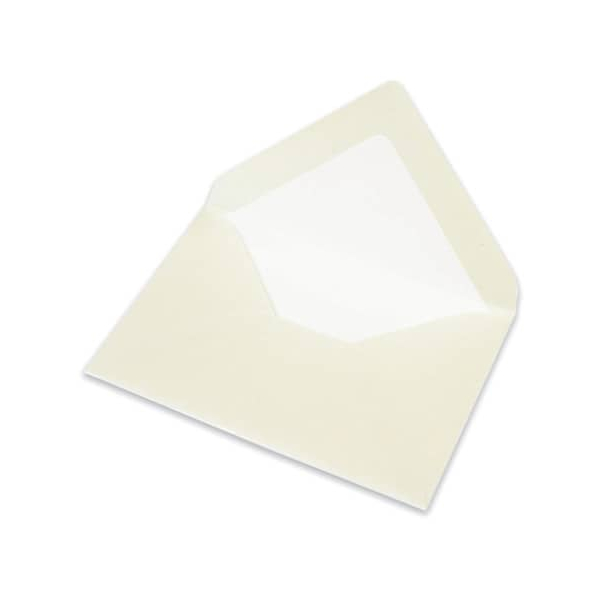 50 Stück Rössler Designbriefumschlag Paperado 164020303, B6, nassklebend, 100g, candle light 4014969557266 Rössler