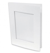 164033302 eckig Passepartoutkarte B6 marble w