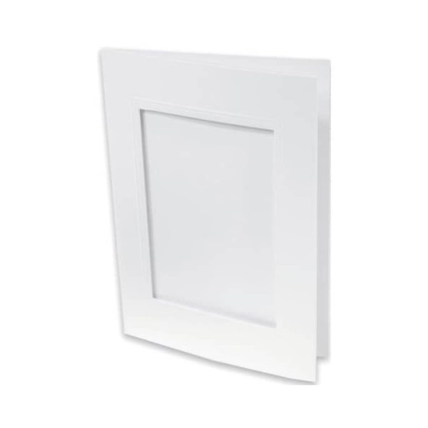 25 Stück Rössler 164033302 eckig Passepartoutkarte B6 marble w 4014969557334 Rössler