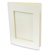 164033303 eckig Passepartoutkarte B6 candle l