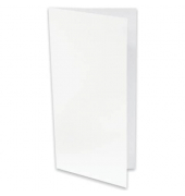 Blanko-Grußkarten Faltkarte planliegend 164069302 DIN lang 100mm x 210mm (BxH) 250g marble white metallic