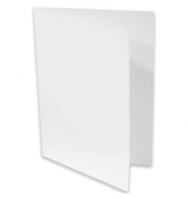 Blanko-Gru&szlig;karten Faltkarte planliegend 164070302 A5 105mm x 148mm (BxH) 250g marble white metallic