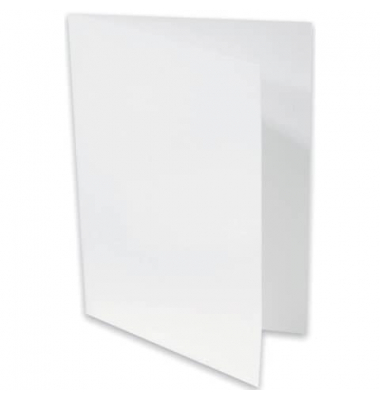 Blanko-Gru&szlig;karten Faltkarte planliegend 164070302 A5 105mm x 148mm (BxH) 250g marble white metallic