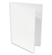 Blanko-Gru&szlig;karten Faltkarten planliegend 164072302 DIN B6  Hoch doppelt 24cm x 169mm (BxH) 220g planliegend marble white metalli