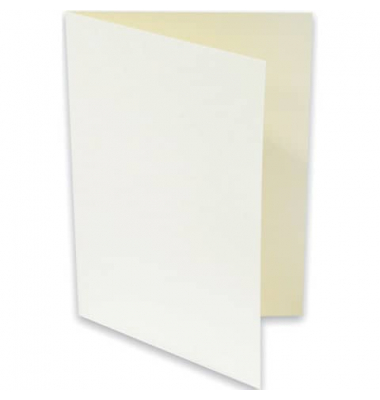 Blanko-Gru&szlig;karten Faltkarten planliegend 164072303 DIN B6  Hoch doppelt 24cm x 169mm (BxH) 220g candle light metallic