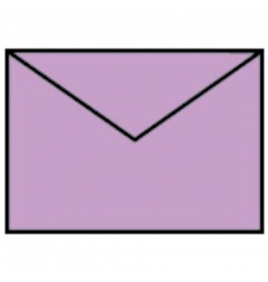 Designbriefumschlag Paperado 16400745, C7, nassklebend, 100g, orchidee