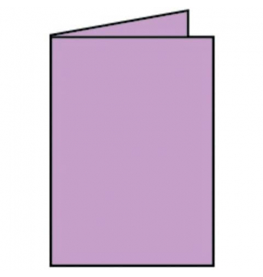 Blanko-Grußkarten Faltkarte 16401945 DIN B6  Hoch doppelt 120mm x 169mm (BxH) 240g orchidee