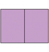 Blanko-Gru&szlig;karten Faltkarte planliegend 16407045 A5 105mm x 148mm (BxH) 220g Orchidee gerippt