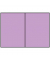 Blanko-Gru&szlig;karten Faltkarte planliegend 16407045 A5 105mm x 148mm (BxH) 220g Orchidee gerippt