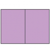 Blanko-Gru&szlig;karten Faltkarten planliegend 16407245 DIN B6  Hoch doppelt 24cm x 169mm (BxH) 240g planliegend orchidee