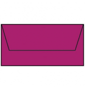 Designbriefumschlag Paperado 16400246, Din Lang, nassklebend, 100g, amarena