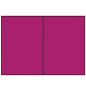 Blanko-Gru&szlig;karten Faltkarten planliegend 16407246 DIN B6  Hoch doppelt 24cm x 169mm (BxH) 240g planliegend amarena