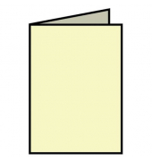 Blanko-Gru&szlig;karten Faltkarte 164009303 A7 74mm x 105mm (BxH) 220g candle light metallic