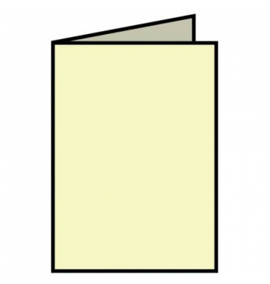 Blanko-Grußkarten Faltkarte 164009303 A7 74mm x 105mm (BxH) 220g candle light metallic