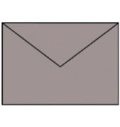 Designbriefumschlag Paperado 16400549, C6, nassklebend, 100g, taupe