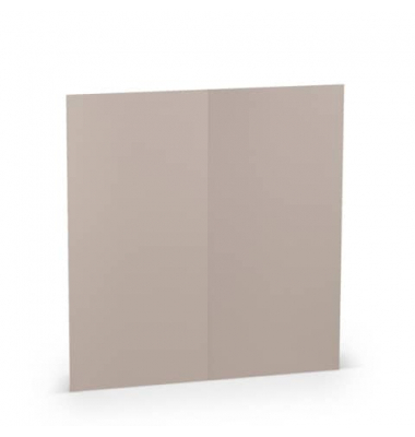 Blanko-Grußkarten 16406949 DIN lang 100mm x 210mm (BxH) 220g Taupe gerippt