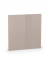 Blanko-Gru&szlig;karten 16406949 DIN lang 100mm x 210mm (BxH) 220g Taupe gerippt