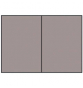 Blanko-Gru&szlig;karten Faltkarte planliegend 16407049 A5 105mm x 148mm (BxH) 220g Taupe gerippt