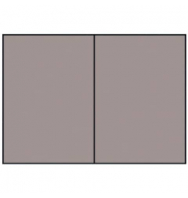 Blanko-Gru&szlig;karten Faltkarte planliegend 16407049 A5 105mm x 148mm (BxH) 220g Taupe gerippt