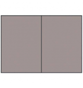 Blanko-Gru&szlig;karten Faltkarten planliegend 16407249 DIN B6  Hoch doppelt 24cm x 169mm (BxH) 240g planliegend taupe