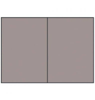 Blanko-Gru&szlig;karten Faltkarten planliegend 16407249 DIN B6  Hoch doppelt 24cm x 169mm (BxH) 240g planliegend taupe