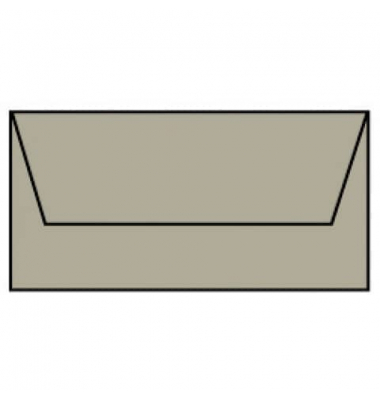 Briefumschlag 164002411 Din Lang ohne Fenster nassklebend 120g metallic Optik auch innen taupe