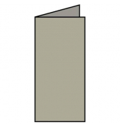 Blanko-Grußkarten Faltkarte 164003411 DIN lang hoch doppelt 100mm x 210mm (BxH) 220g Taupe metallic
