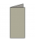 Blanko-Grußkarten Faltkarte 164003411 DIN lang hoch doppelt 100mm x 210mm (BxH) 220g Taupe metallic
