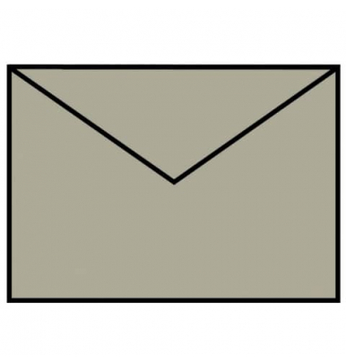 Designbriefumschlag Paperado 164007411, C7, nassklebend, 100g, taupe