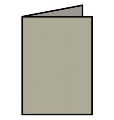 Blanko-Grußkarten Faltkarte 164009411 A7 74mm x 105mm (BxH) 220g Taupe metallic