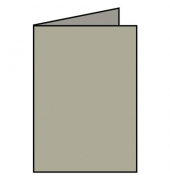 Blanko-Grußkarten Faltkarte 164019411 DIN B6  Hoch doppelt 120mm x 169mm (BxH) 250g Taupe metallic