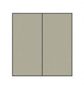 Blanko-Grußkarten Faltkarte planliegend 164069411 DIN lang 100mm x 210mm (BxH) 220g planoliegend Taupe metallic