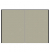 Blanko-Gru&szlig;karten Faltkarten planliegend 164072411 DIN B6  Hoch doppelt 24cm x 169mm (BxH) 220g taupemetallic