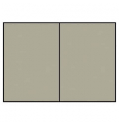 Blanko-Gru&szlig;karten Faltkarten planliegend 164072411 DIN B6  Hoch doppelt 24cm x 169mm (BxH) 220g taupemetallic
