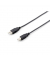 USB-Kabel 128860, 1,8m, USB-A auf USB-B, schwarz