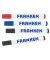 Boardmarker-Set Z1903, Etui, rot, blau, schwarz 2x, 2-6mm Rundspitze