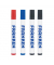 Boardmarker-Set Z1903, Etui, rot, blau, schwarz 2x, 2-6mm Rundspitze